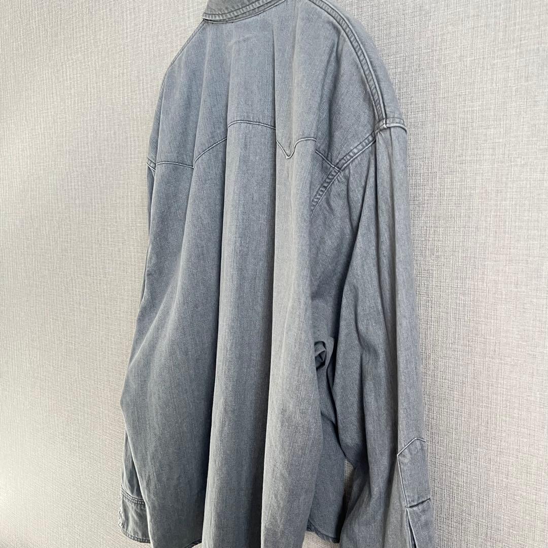 DIGAWEL×Lee WESTERN SHIRT オーバーサイズ ターコイズ