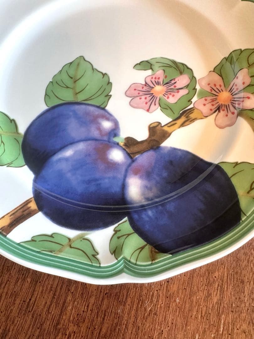 シール付き未使用◇ビレロイ＆ボッホ『フレンチガーデン モダンフルーツ』大皿2枚