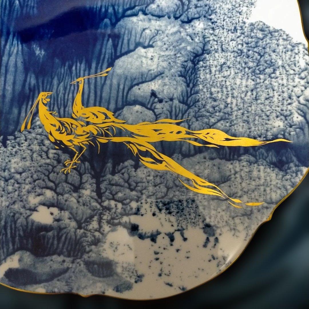 MEISSEN マイセン 1994年 イヤープレート 公園の風景