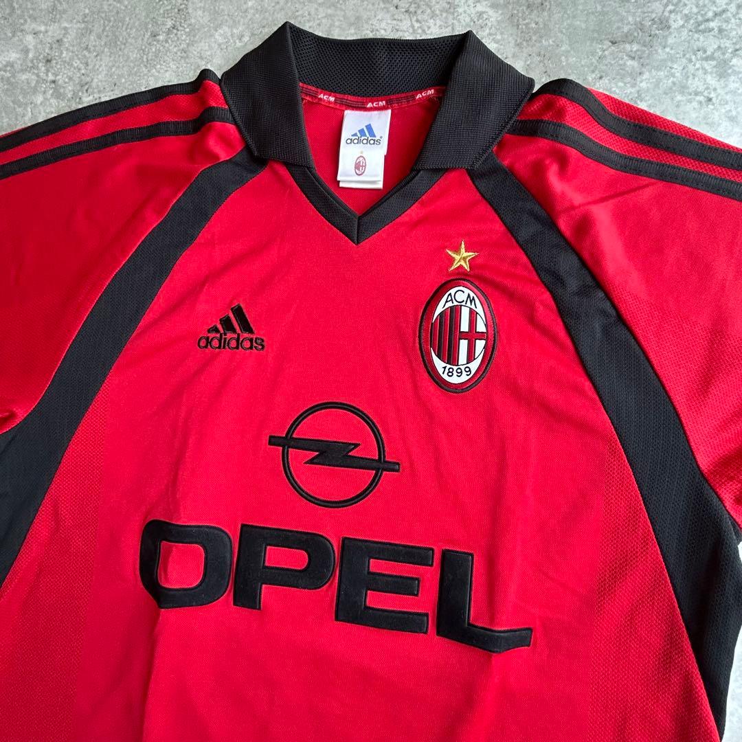 ACミランadidas アディダス　サードモデル　01/02 万国旗タグ