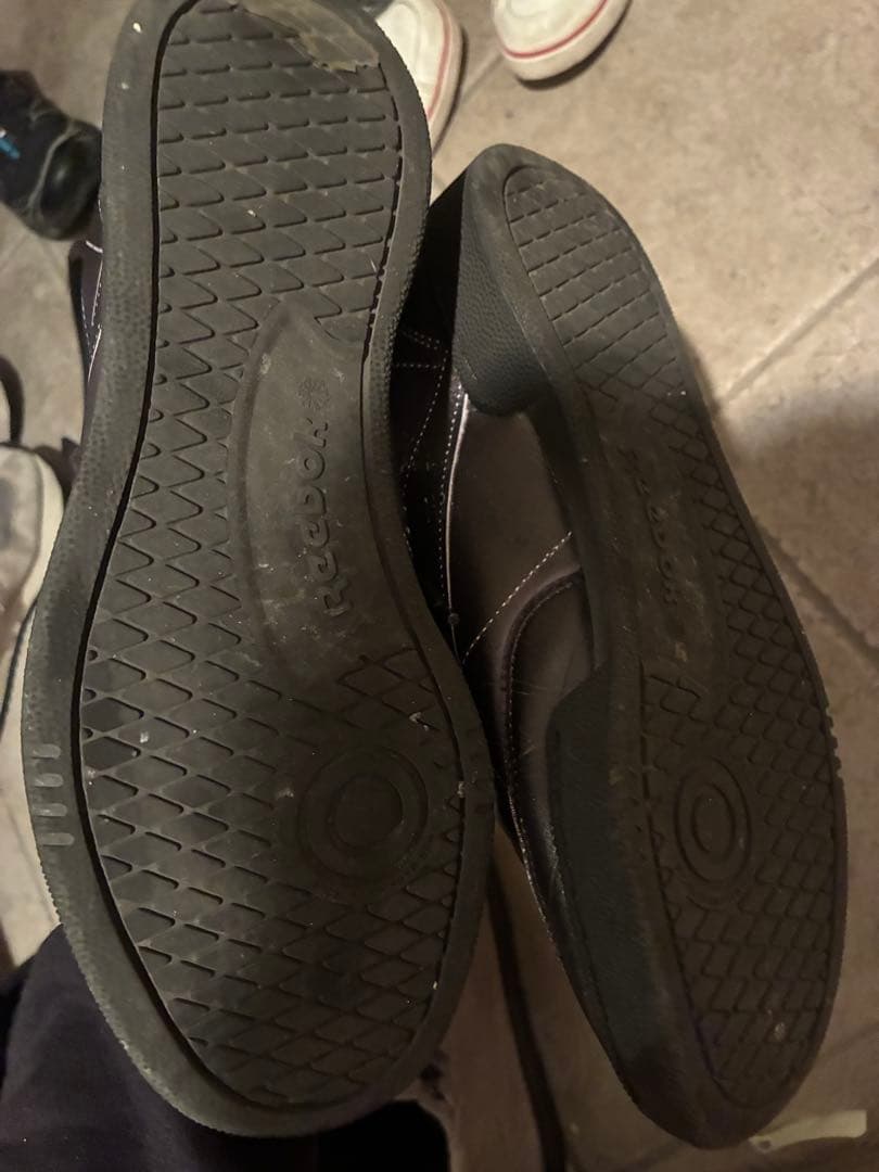 あ*ん様 メゾンマルジェラ リーボック club C レザースニーカー 騙し絵