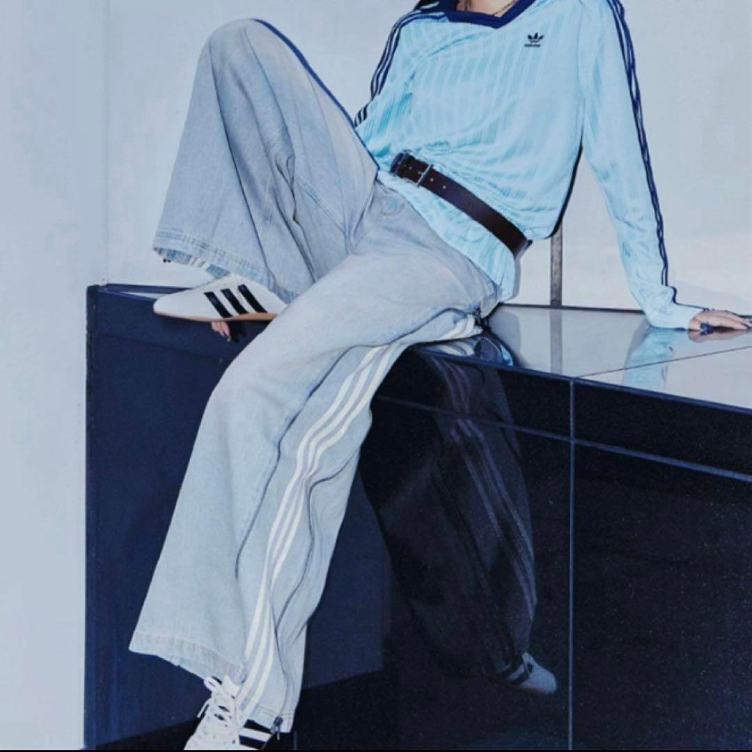 新品未使用☆adidas アディダス デニムジップパンツ 27 ジーンズ