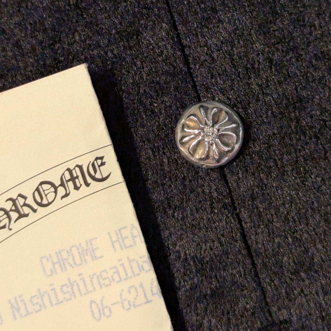 【インボイス】クロムハーツ クロスボールスタッドwithダイヤモンド