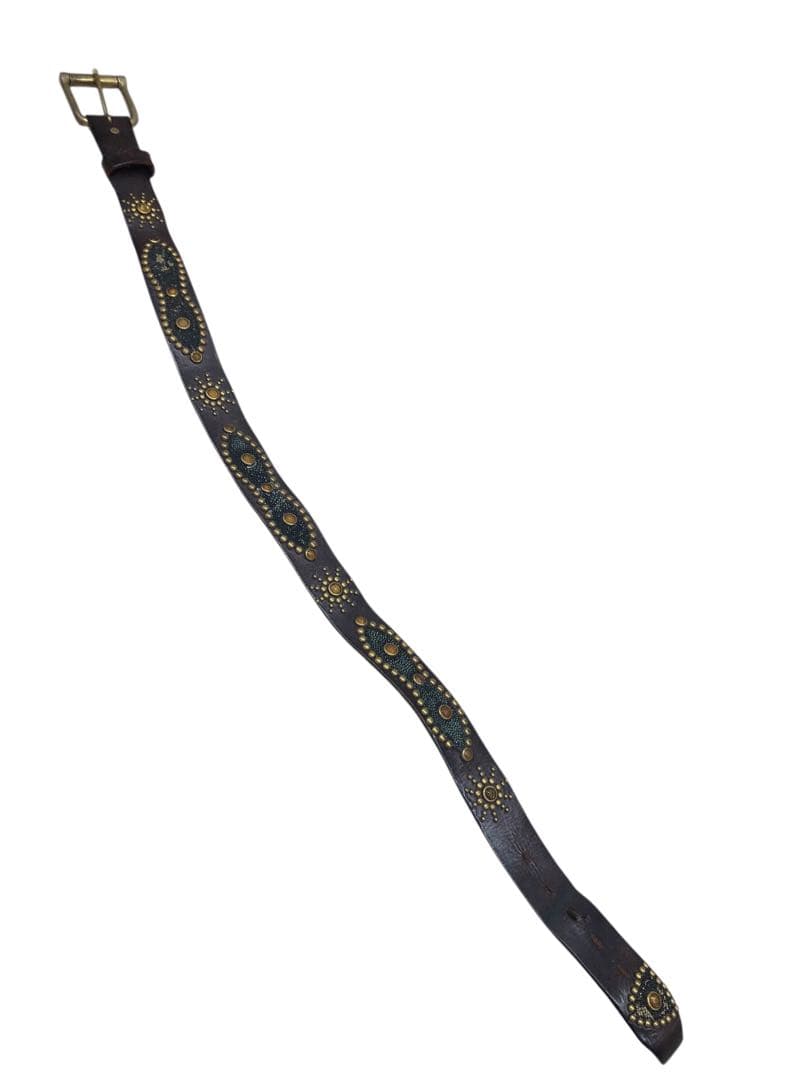 あHTC オーバーレイピーナッツベルト スタッズベルト