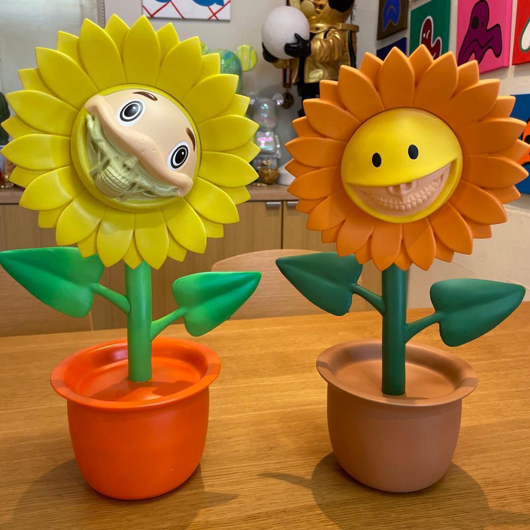 フラワー　ひまわり　置物 ディスプレイ　オブジェ