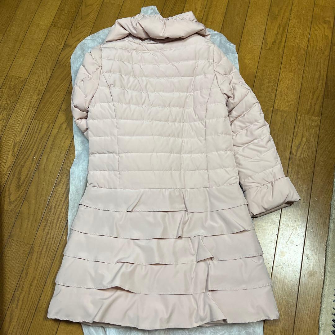 ギャラリービスコンティ　ピンクダウンコート　美品(未使用に近い)