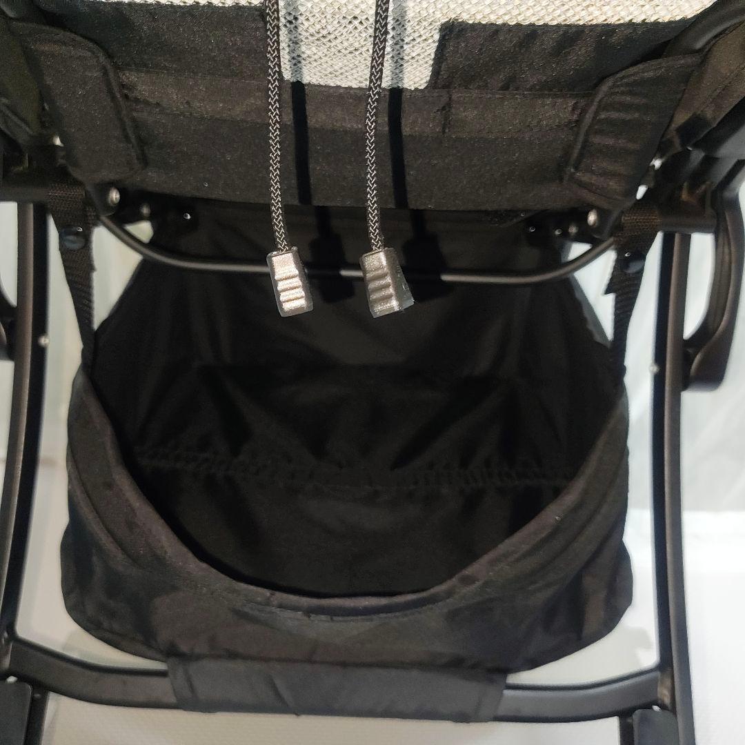 美品　Aprica アップリカ ラクーナクッション ベビーカー レザーハンドル