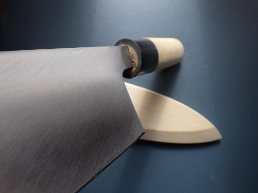 尚大正吉★相出刃包丁6寸・水牛柄/鞘付属★堺打刃物★▲記名有▲