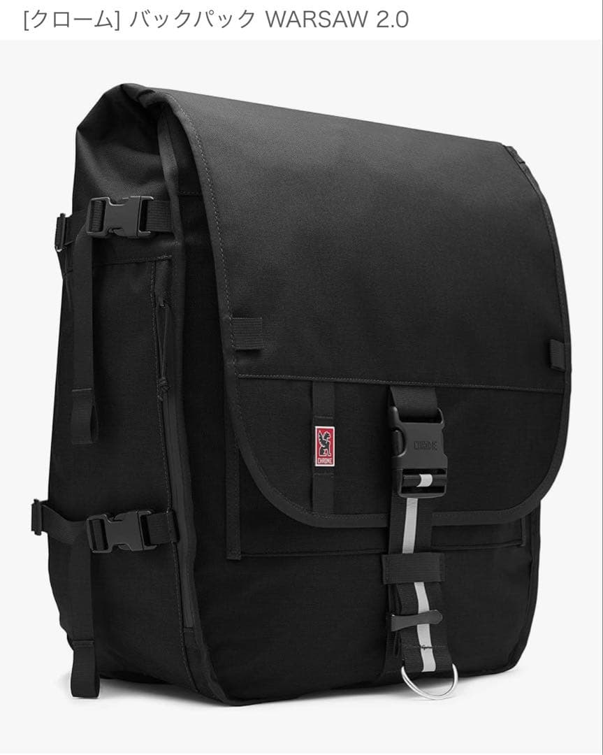 クローム WARSZAW 2.0 ブラック メッセンジャーバッグ