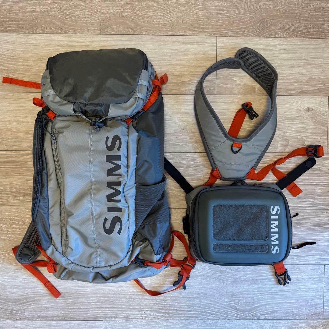 SIMMS シムス★フィッシングバックパック グレー