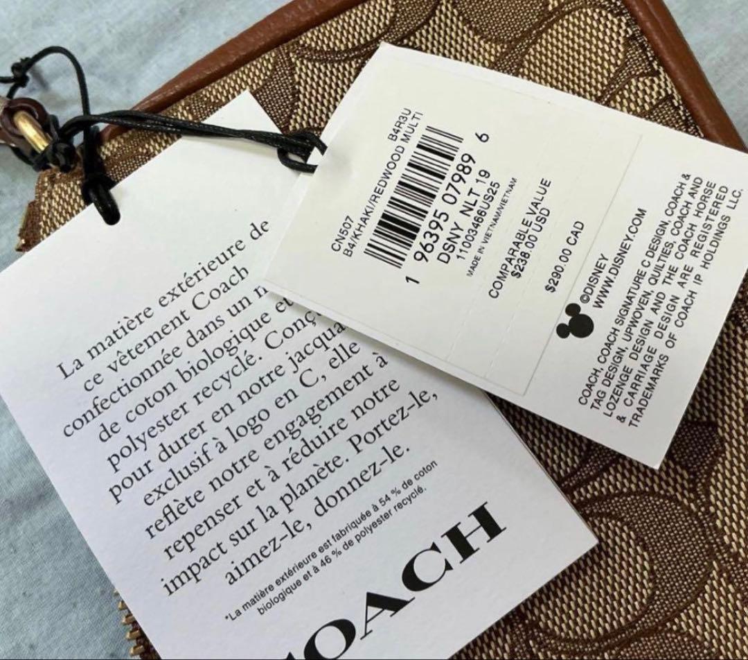 COACH コーチ ミッキーコラボ ノリータ19 限定可愛いショルダーバッグ