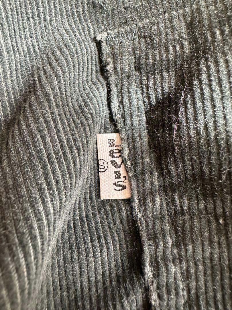 70s usa製 levi's 646 ブラックコーデュロイ　フレア　ベルボトム