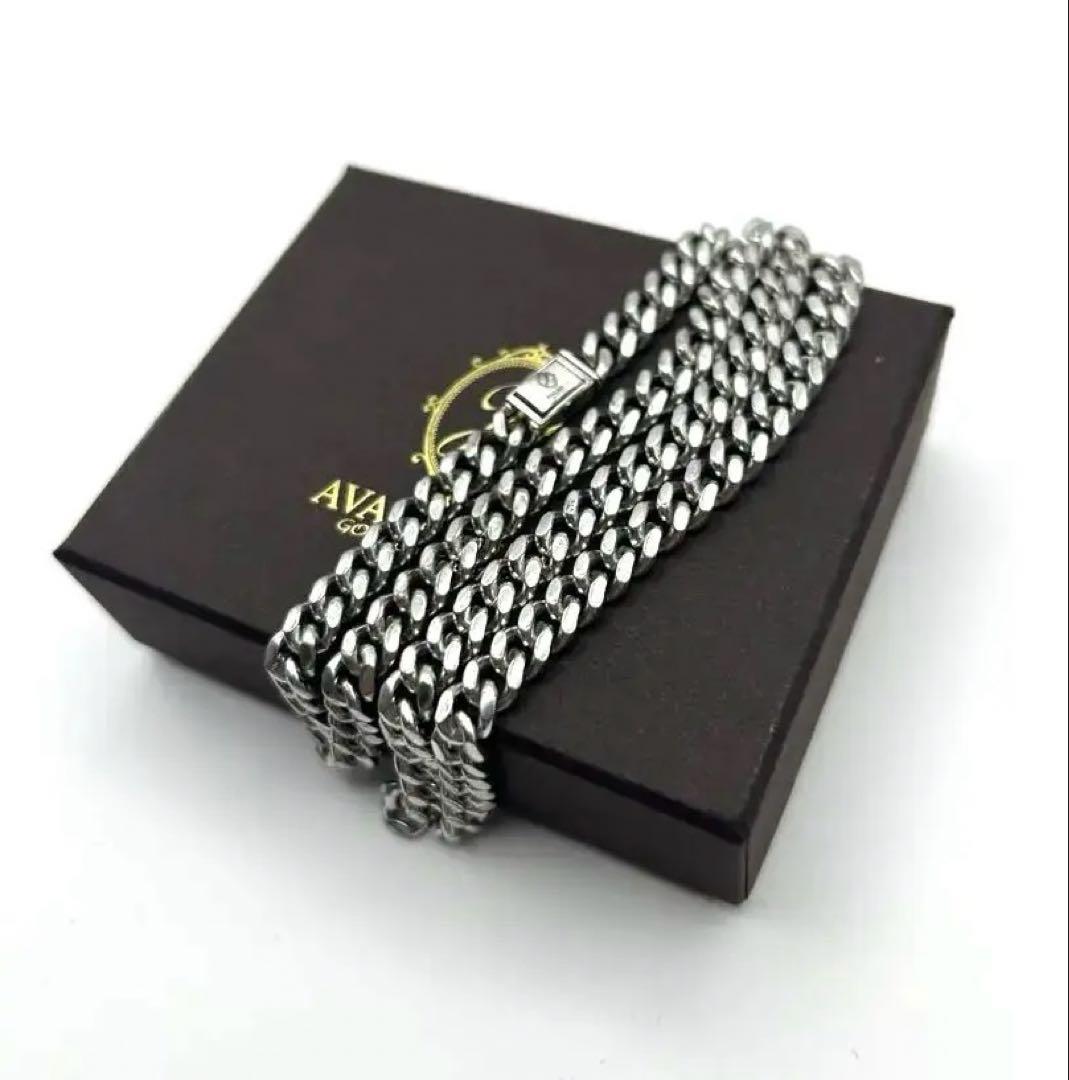 AVALANCHE 6.5mm 45cm マイアミネックレス 喜平 シルバー