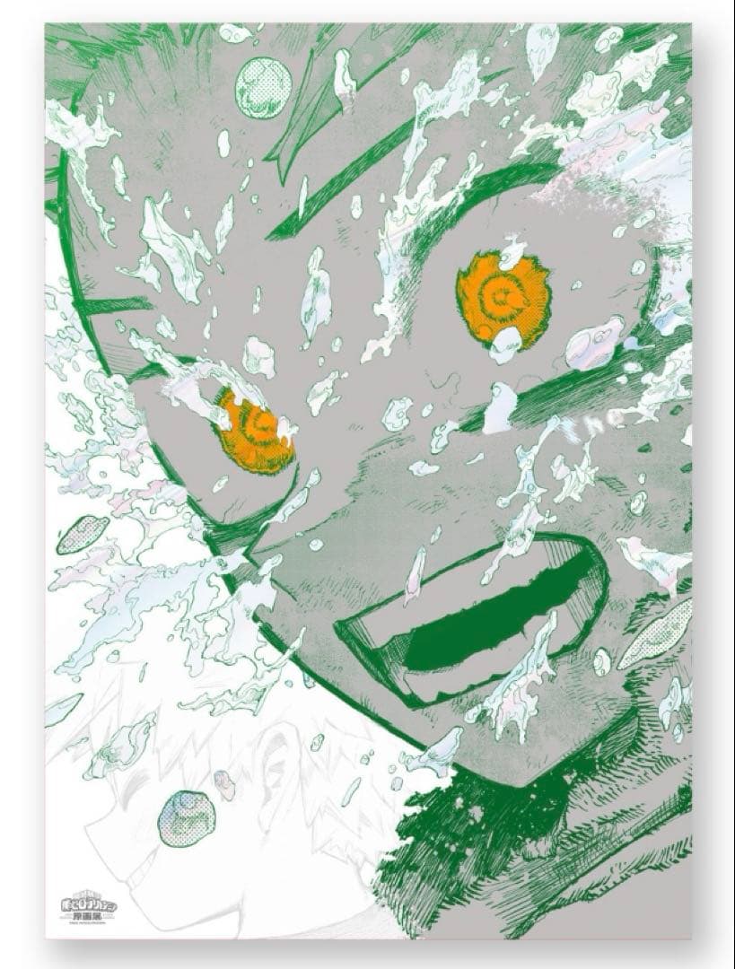 ヒロアカ 原画展 A2 ポスター 2枚 The Beginning 緑谷 爆豪