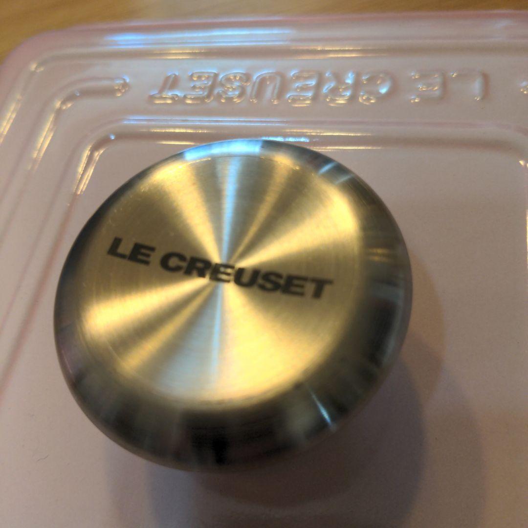 (極美)LE CREUSET　シグニチャー ココット スクエア シフォンピンク