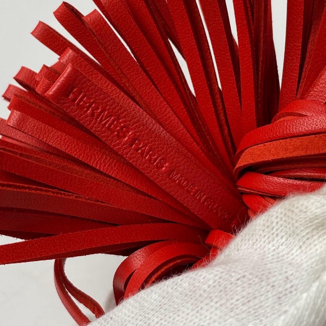 未使用 エルメス HERMES カルメン チャーム キーホルダー U刻印.