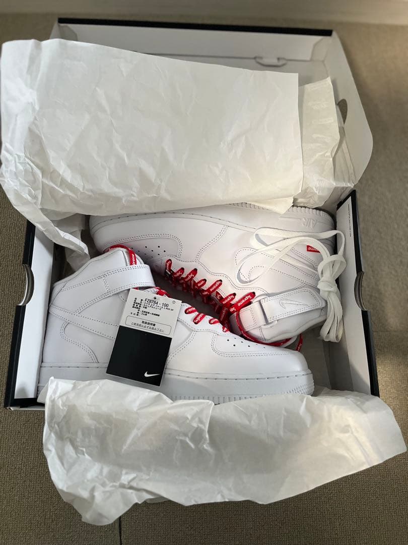 Supreme ×NIKE AIR FORCE 1 MID / 28cm /