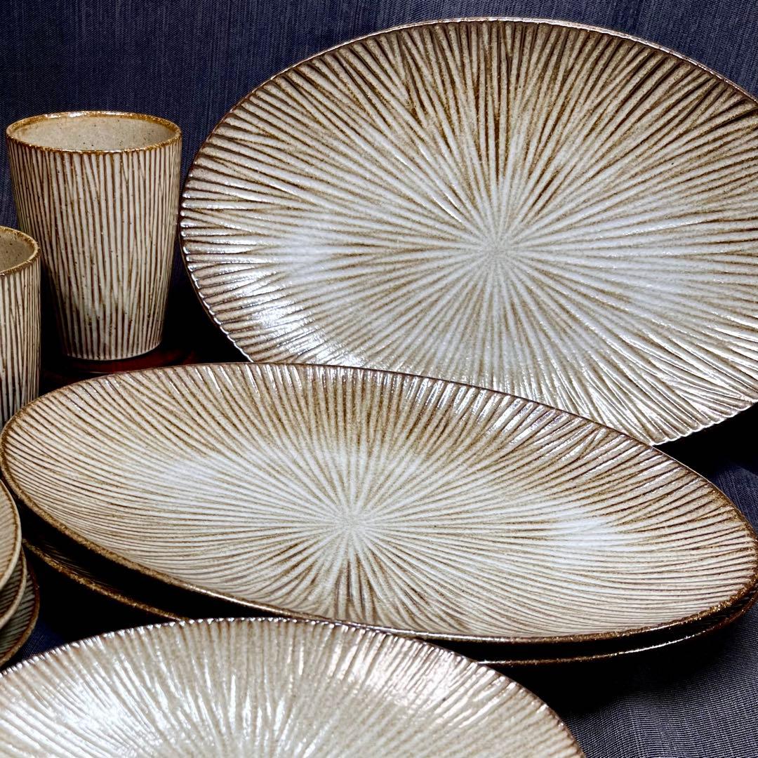 【おまとめ10点❗️】 たち吉 Adam&Eve バーム オーバル皿 フリーカップ