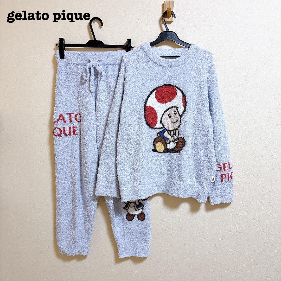 ジェラートピケ キノピオ ルームウェア スーパーマリオ ジェラピケ