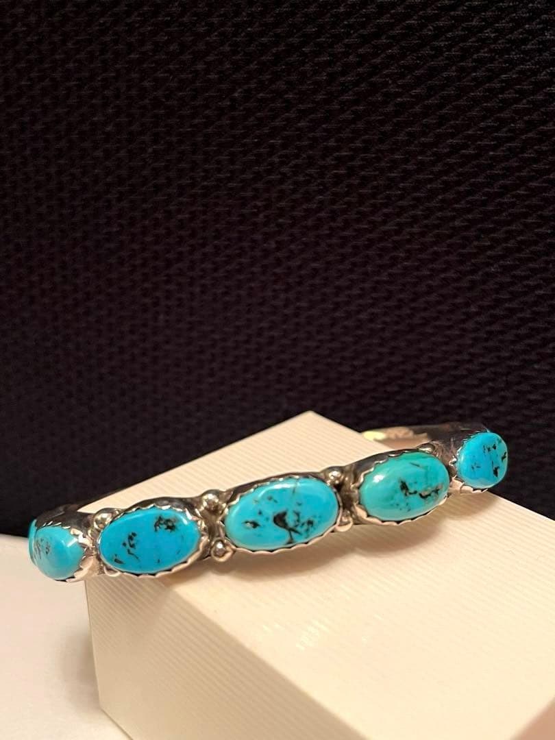 ターコイズ シルバー バングル ブレス