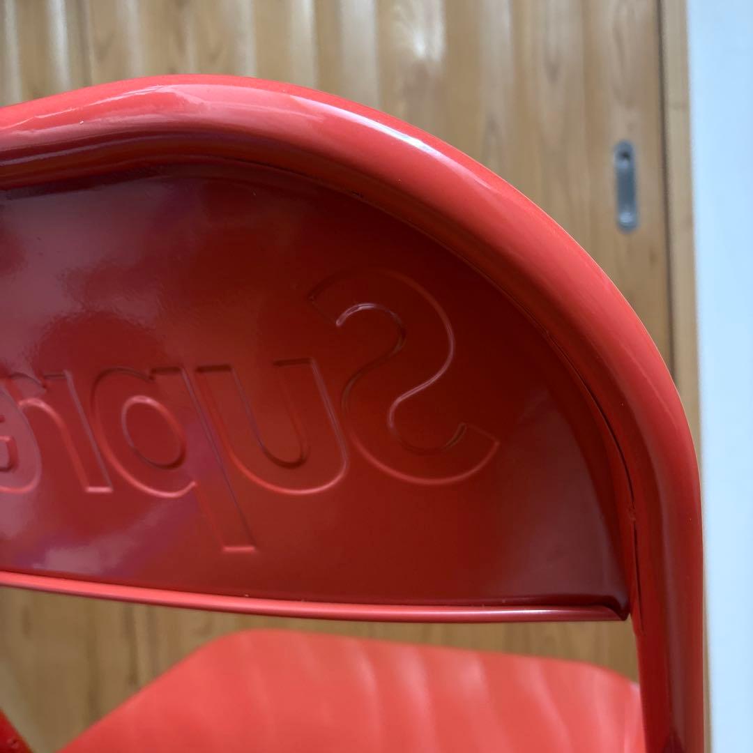 Supreme l Folding Chair パイプ椅子　赤