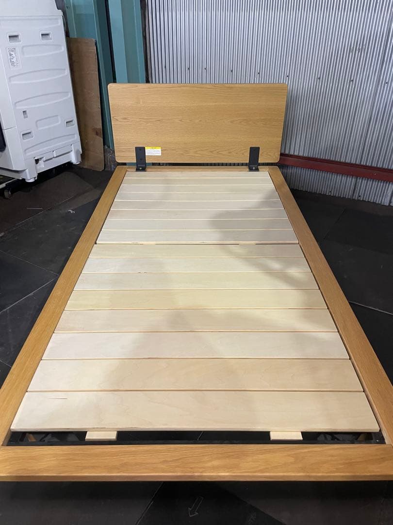 無印良品 シングル ベットフレーム 収納付き