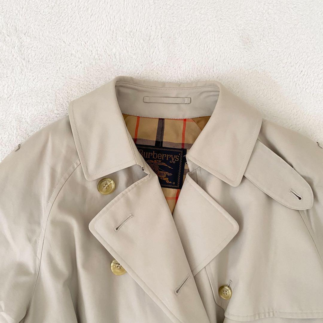 極美品　Burberry トレンチコート　ハニーベージュ　ノバチェック　マキシ丈