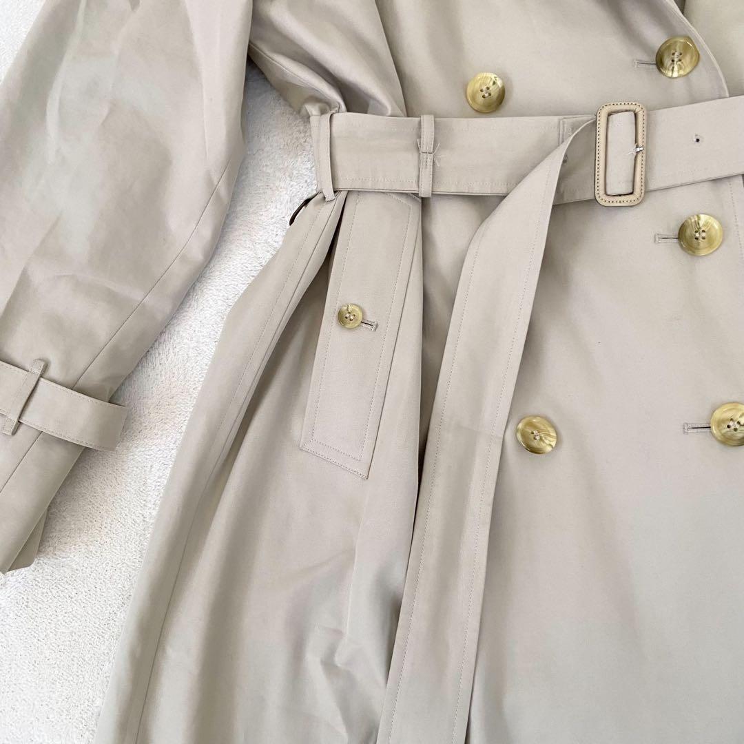 極美品　Burberry トレンチコート　ハニーベージュ　ノバチェック　マキシ丈
