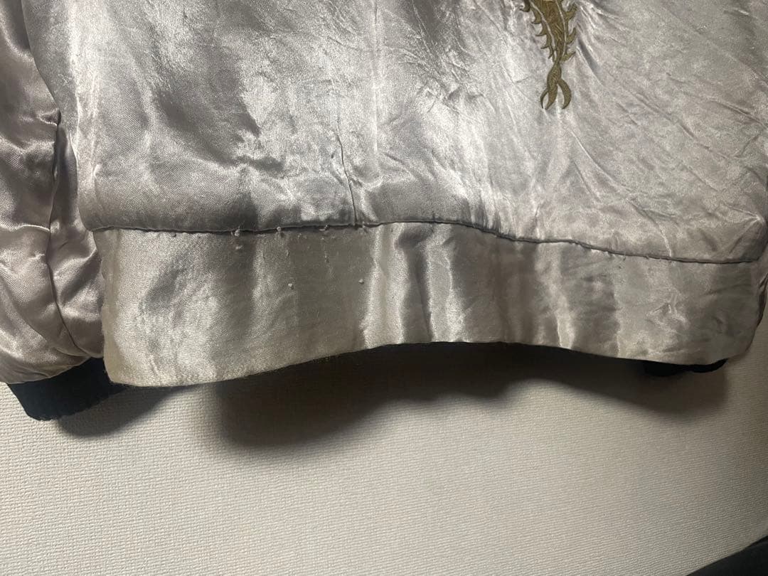 80s〜90s ベトジャン　スーベニアジャケット　レッドデビル　リバーシブル