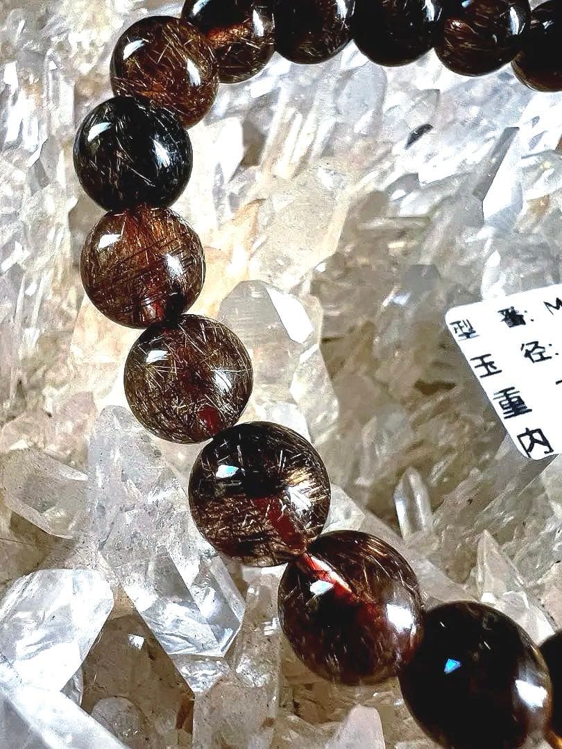 最高級AAA ブラウンルチル クオーツ キャットアイ ブレスレット 特別価格