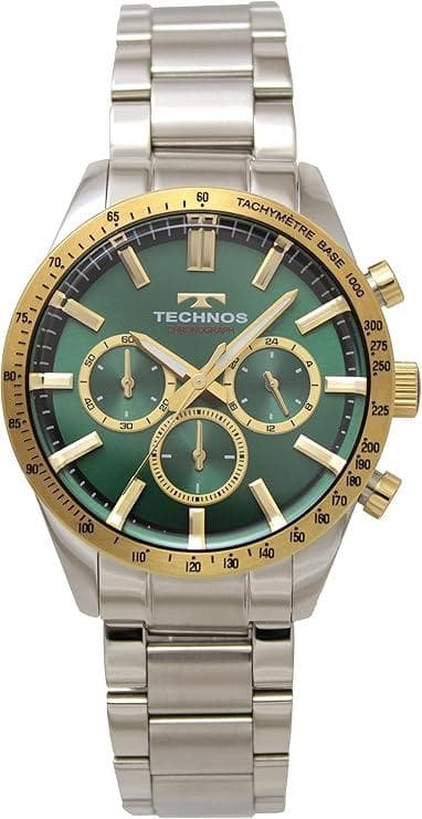 [テクノス] 腕時計 クロノグラフ T9B87GM メンズ シルバー