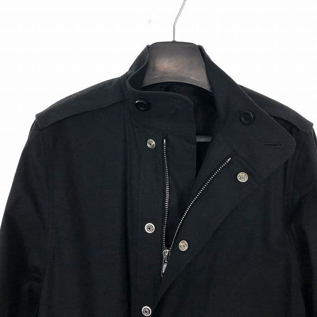 Rick Owens ブラック トレンチコート