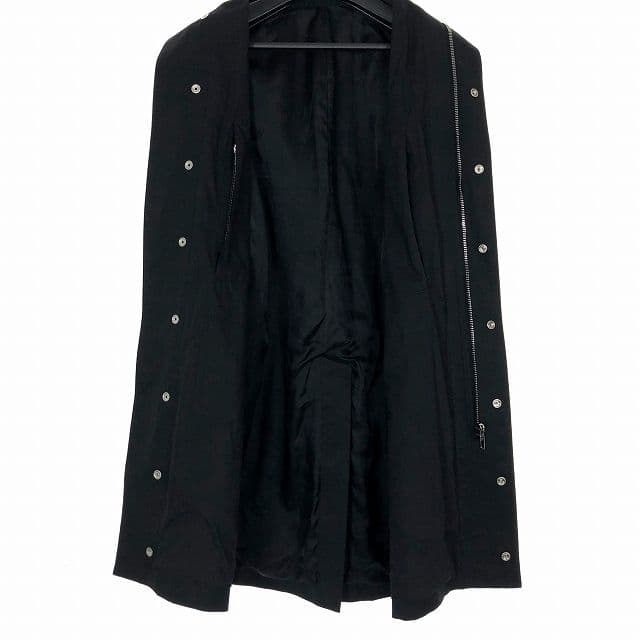 Rick Owens ブラック トレンチコート