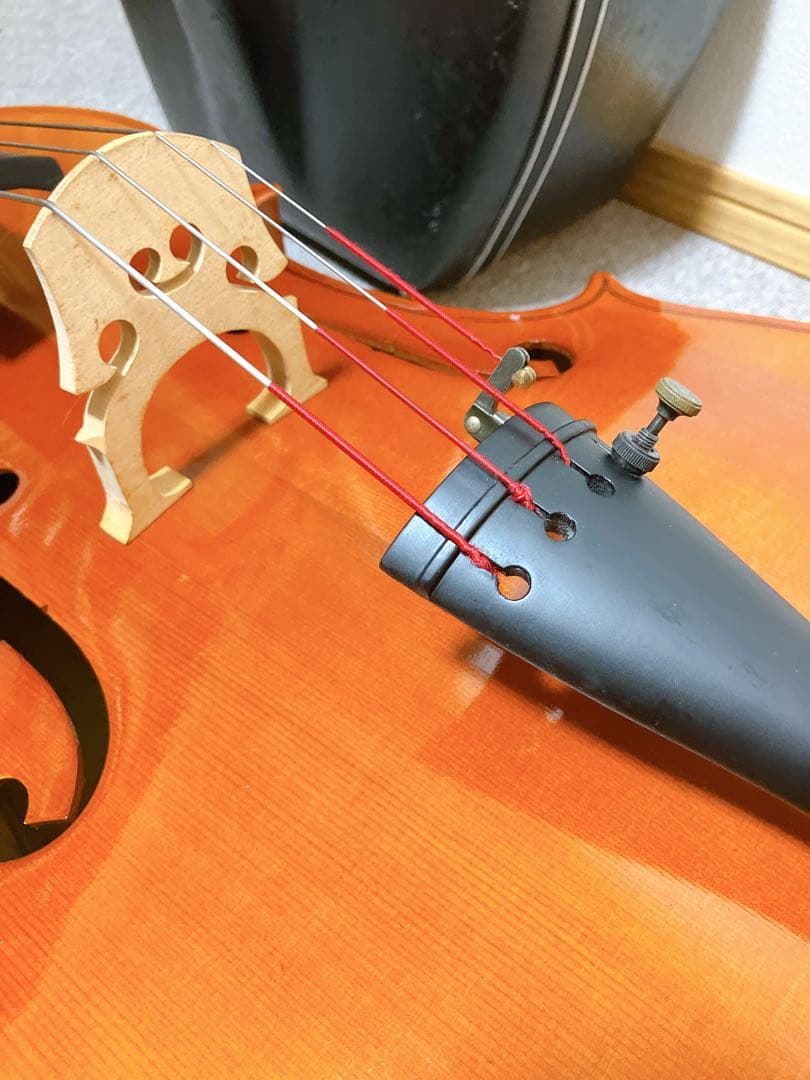 【ちげなべ】チェロ（no label) 4/4 ハードケース付　送料込み