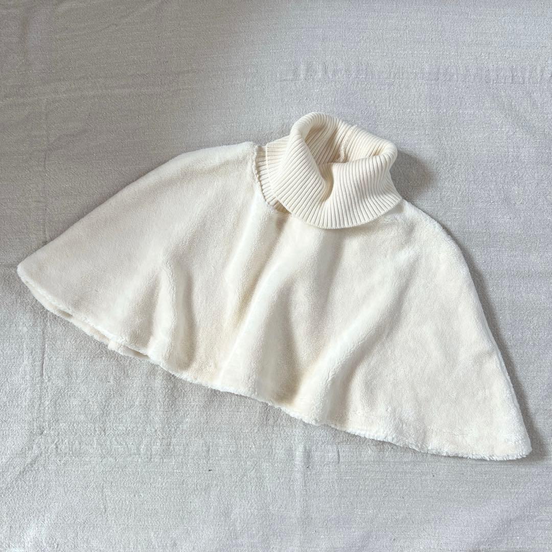 プリスティンꕥオーガニックコットン ファーケープ ボレロ