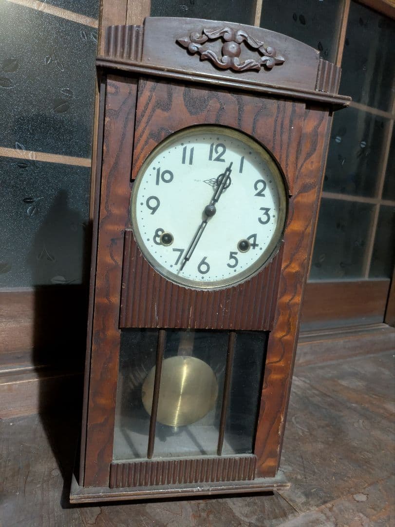 木製振り子掛時計(アンティーク)