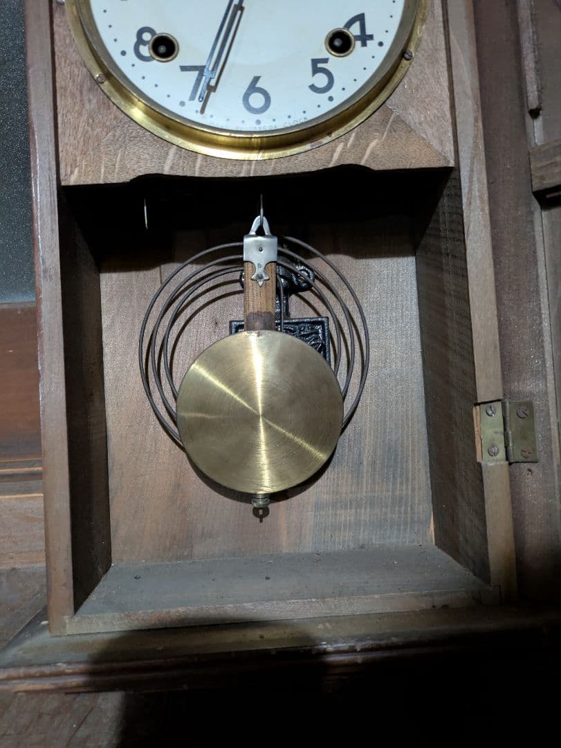 木製振り子掛時計(アンティーク)