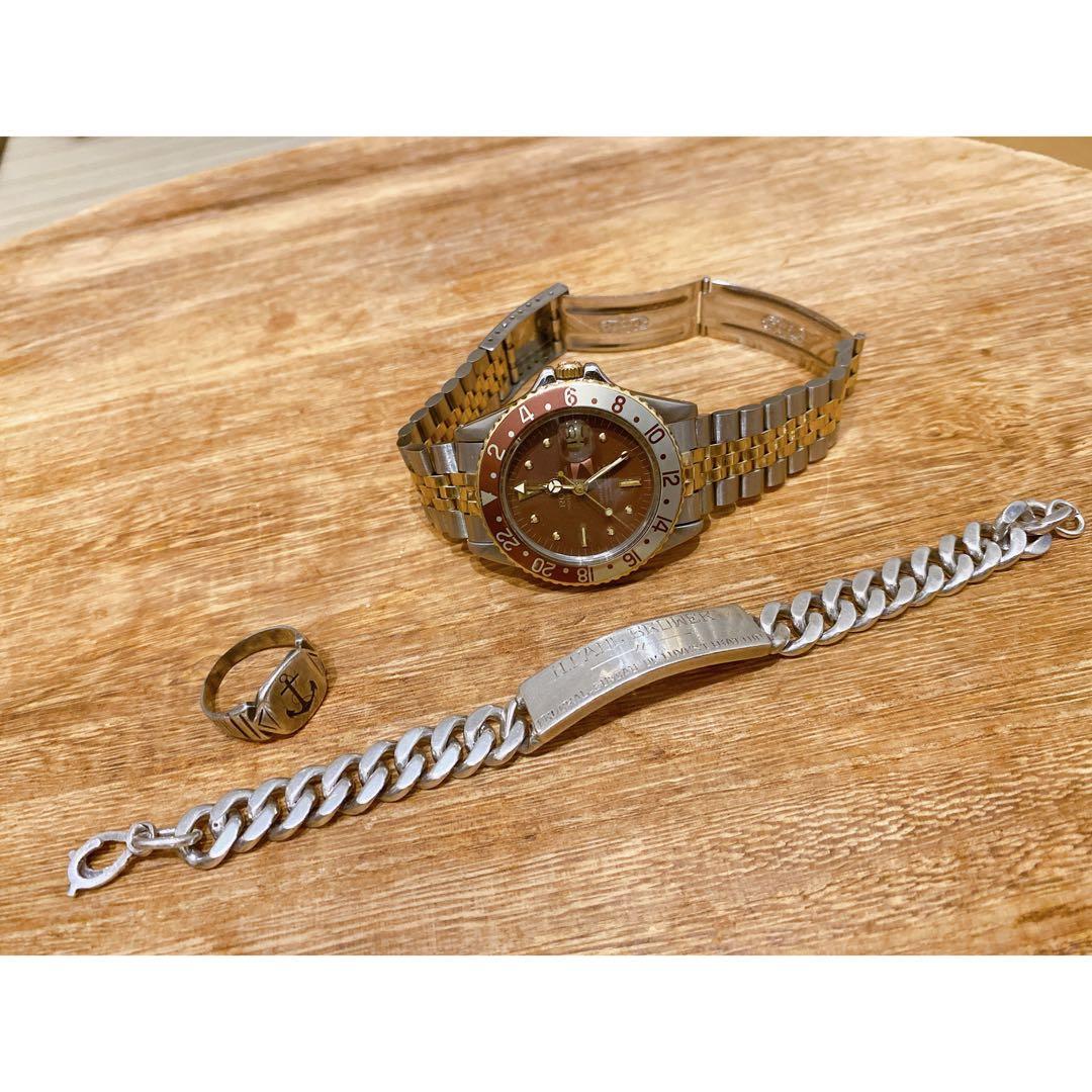 ビンテージ1940’s WWII FBI IDシルバーブレスレットUSN RRL