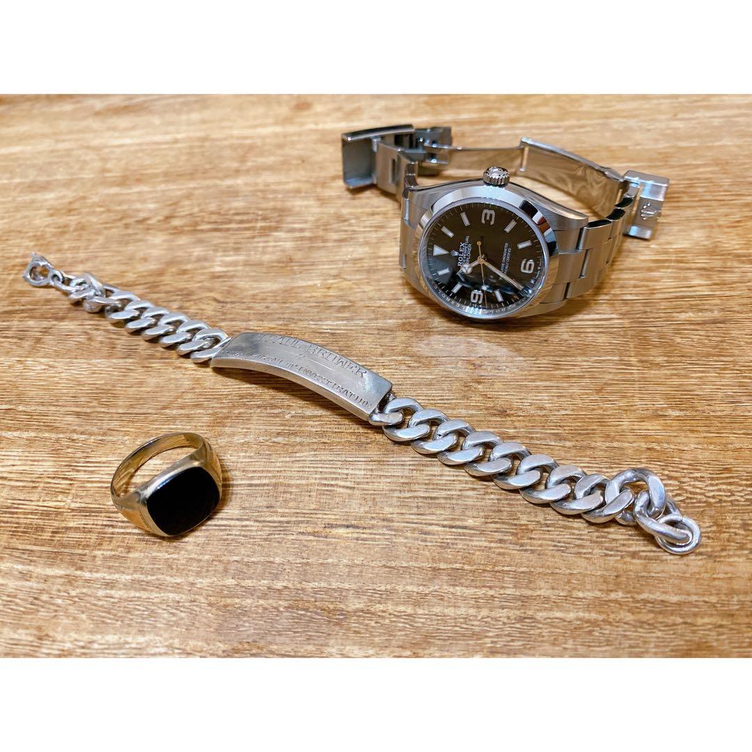 ビンテージ1940’s WWII FBI IDシルバーブレスレットUSN RRL