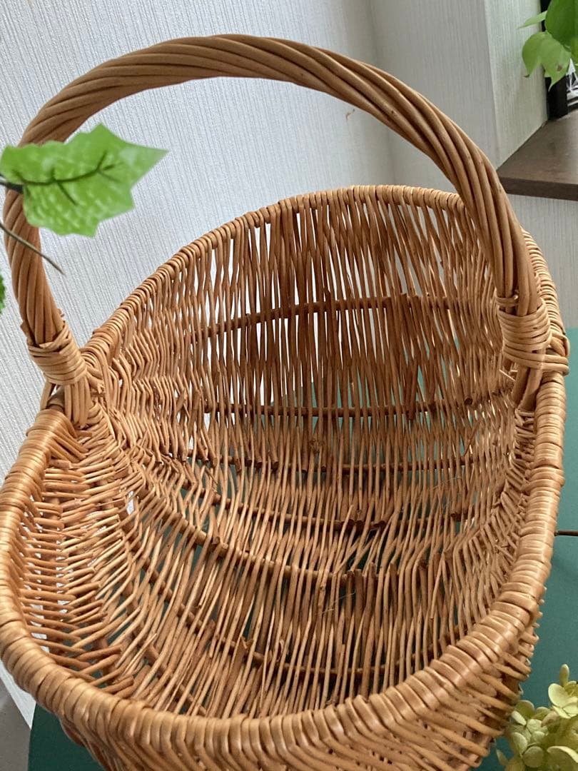 [新品未使用] 手提げ花籠　＊イギリス製　F.O.B COOP フォブコープ