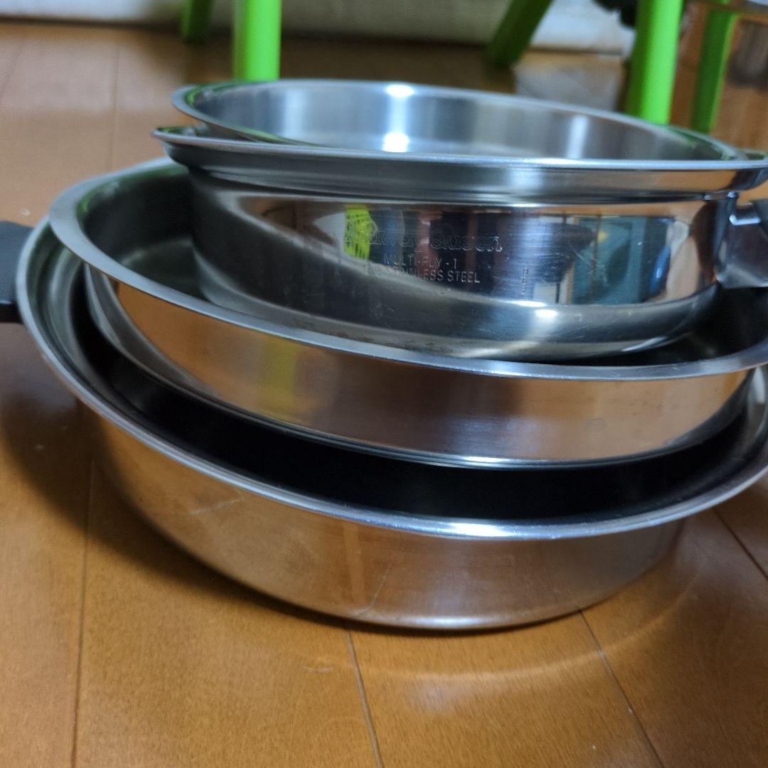 Amway　アムウェイ　クイーンクック　ソースパン　フライパン　セット