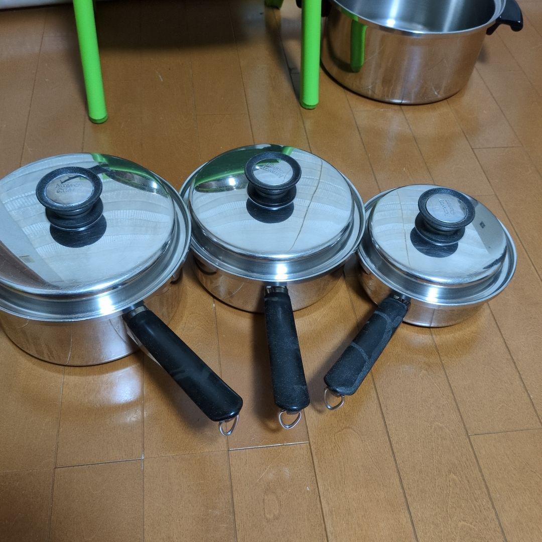Amway　アムウェイ　クイーンクック　ソースパン　フライパン　セット