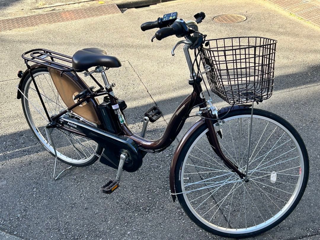 【電動自転車】サビなし・充電器・ケータイホルダー付き