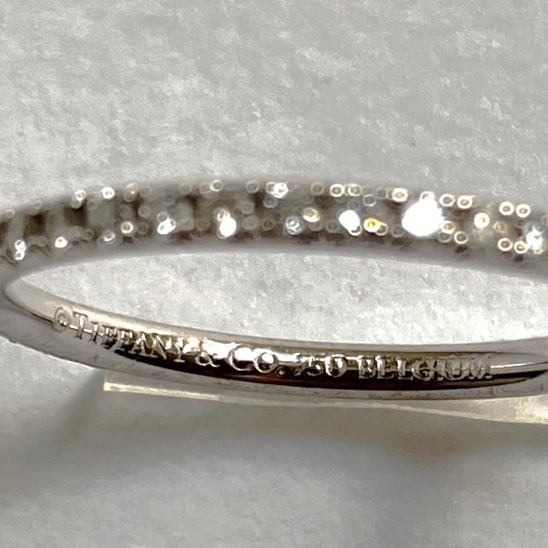 M*a様 TIFFANY ティファニー リング メトロ フルエタニティK18WG