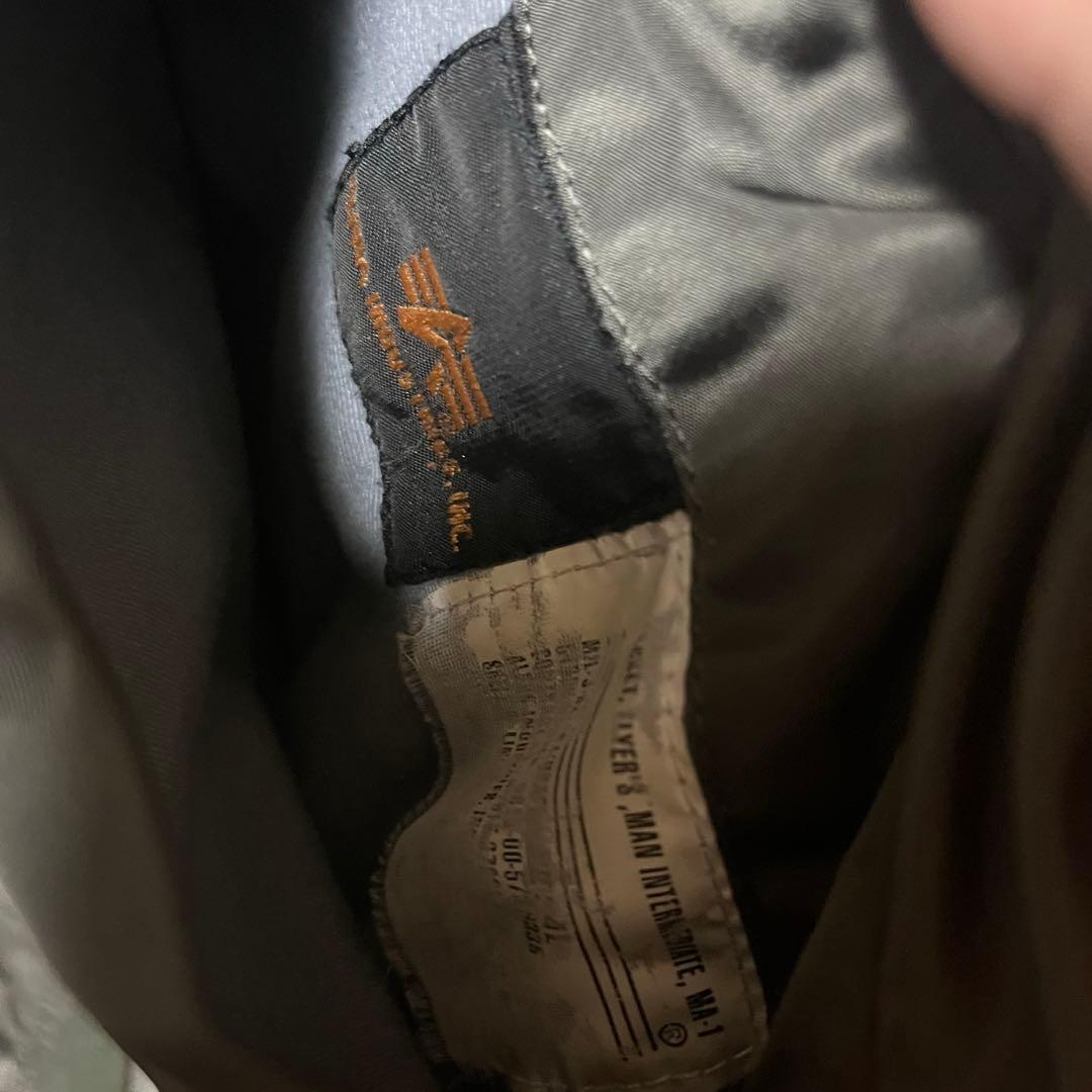 年明けセール カーキ alpha ma1 ma-1 90s