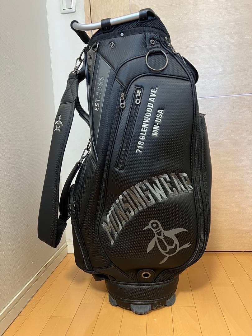Munsingwear ブラック キャディバッグ