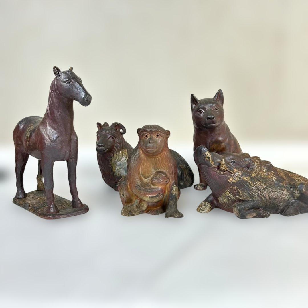 備前焼　末石高仙　十二支（午・未・申・戌・亥）　まとめ売り②