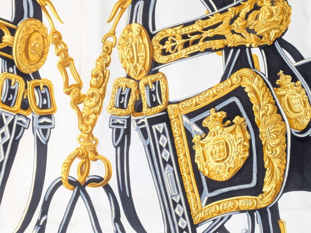 M373 HERMES カレ90 ブリッド・ドゥ・ガラ　箱あり　正規品