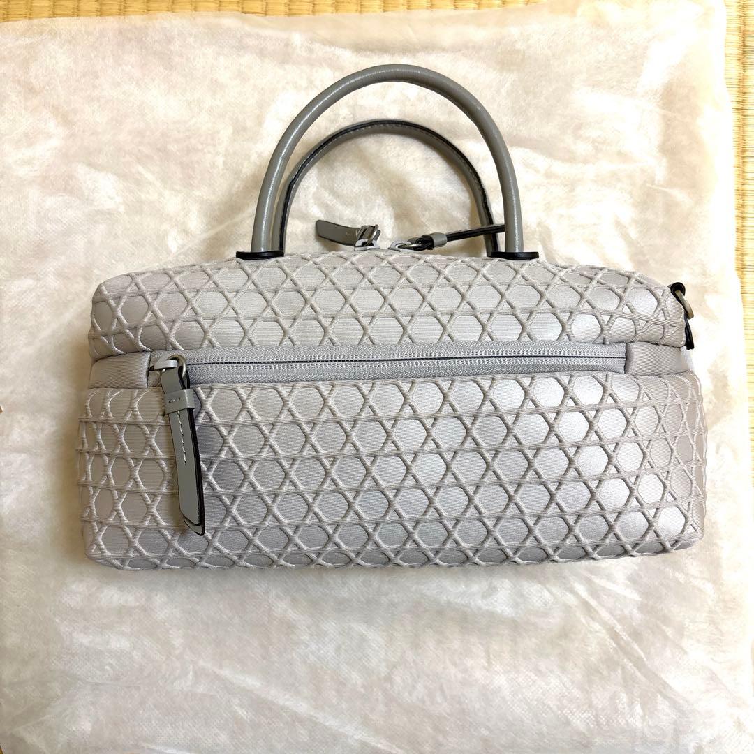 Lapuohラクーオ　ミニボストン　ライトグレー