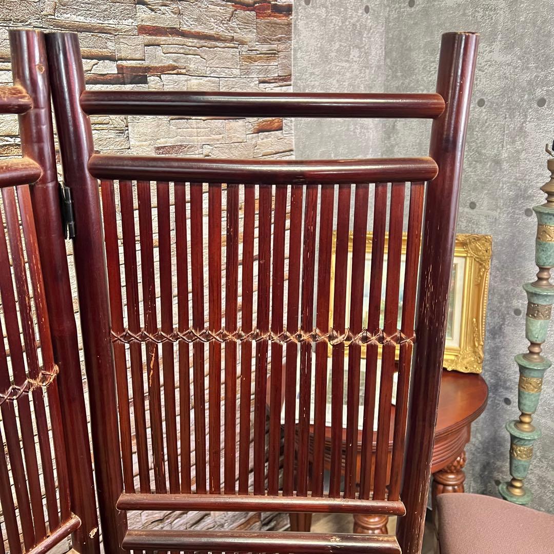 ꧁アジアン家具꧂パーテーション パーティション バンブー 竹 衝立 間仕切り